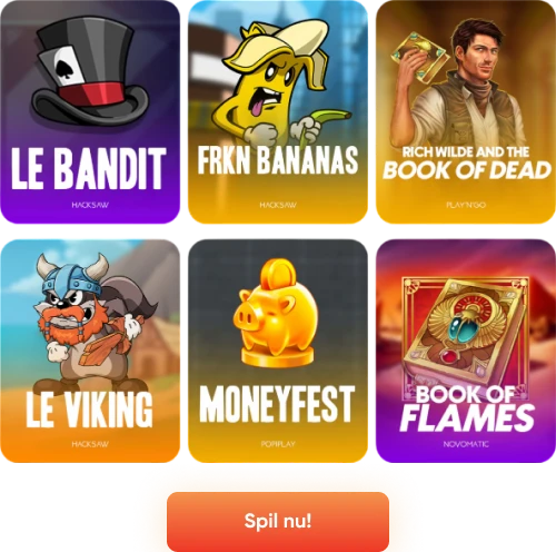 Instant casino populare spil